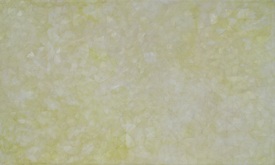 contemporary fine art oil painting of a folded pyramid surface by saatchiart artist Christian Dodd